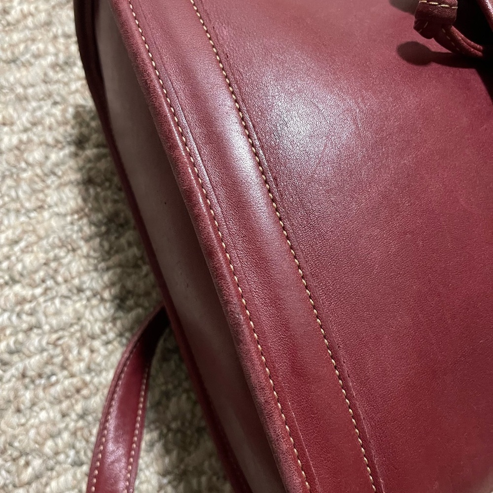 Coach Red Backpack Stylish and Versatile - Picture 4 of 6